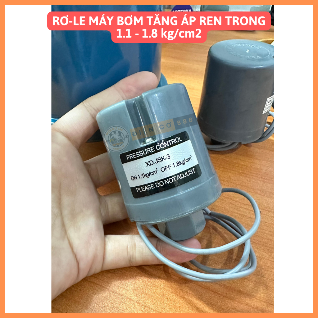 Rơ-le của máy bơm tăng áp Trung Quốc thông dụng REN TRONG 17MM