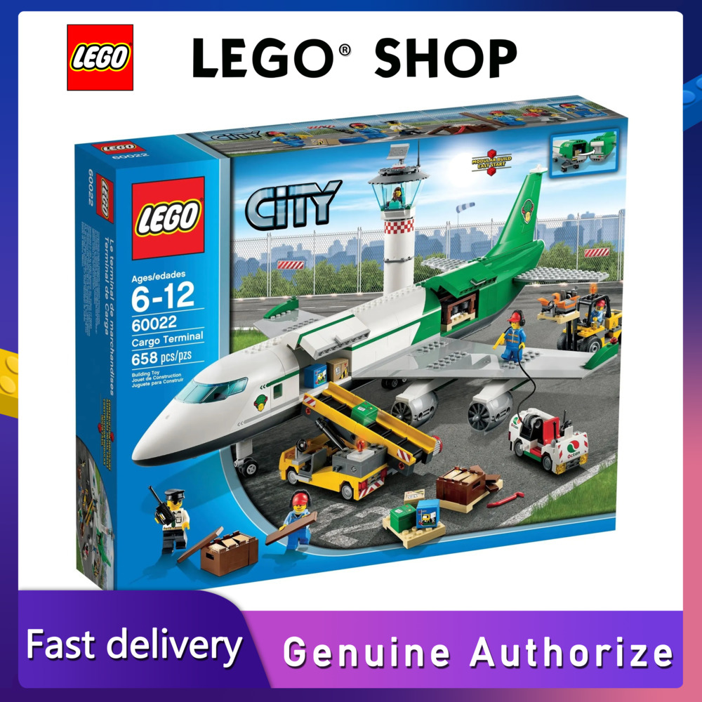 【Hàng chính hãng】 LEGO Bộ đồ chơi nhà ga hàng hóa LEGO City 60022 (658 miếng) đảm bảo chính hãng Từ Đan Mạch