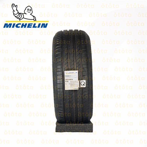 Lốp ô tô Michelin 205/55 R16 91W Primacy 4 ST hiệu suất bám đường tốt khả năng phanh vượt trội độ bề