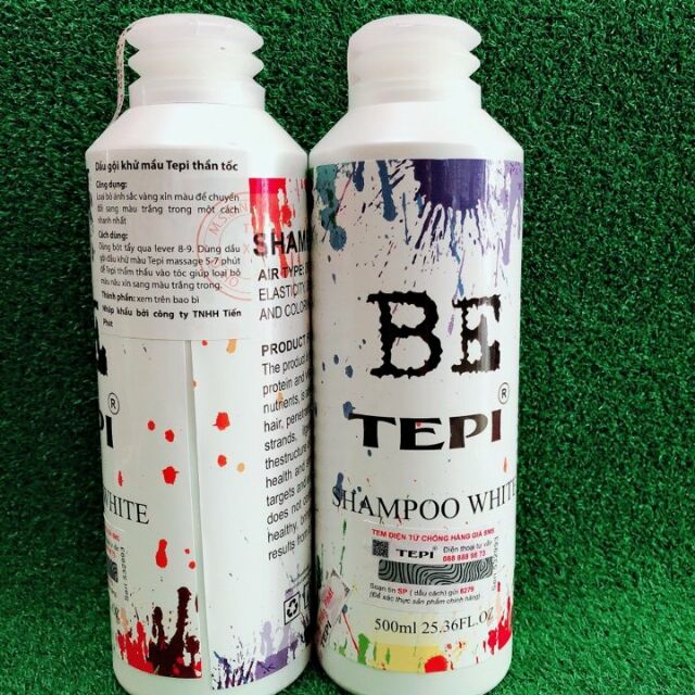 Dầu gội khử ánh vàng BE TEPI thần tốc 500ml