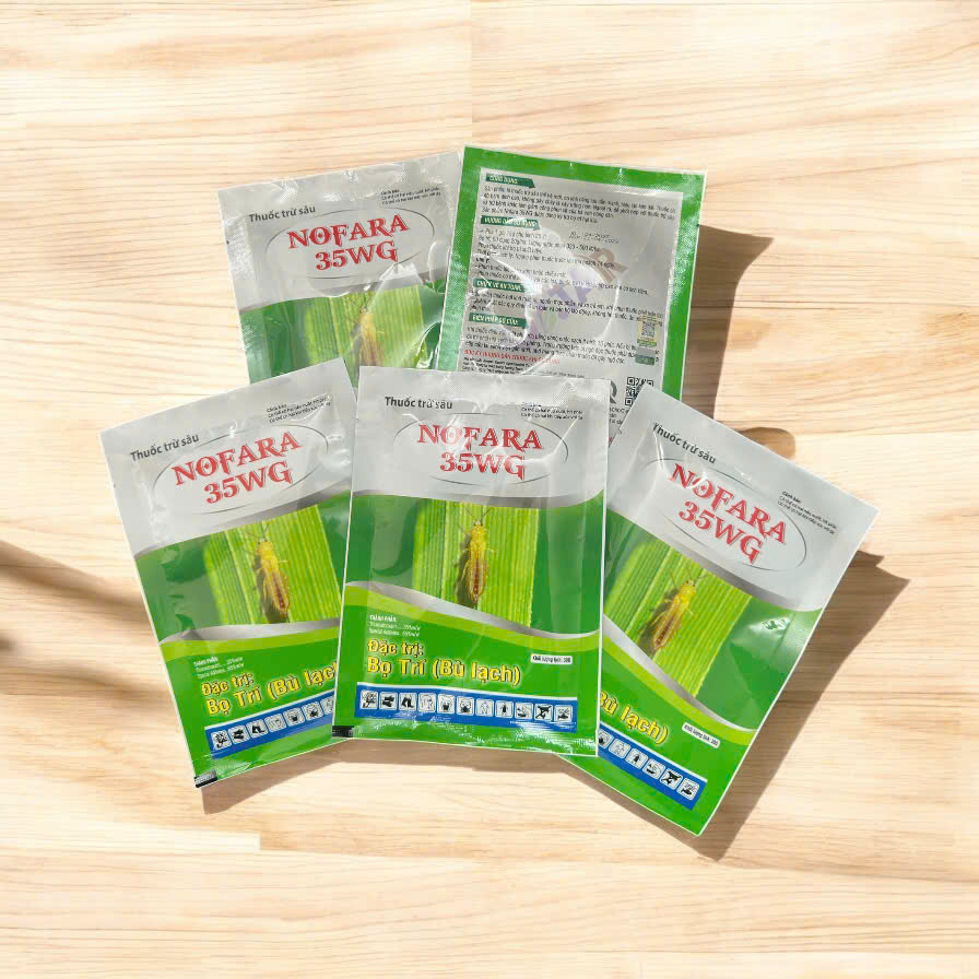[Combo 5] Thuốc trừ sâu NOFARA 35WG  Đặc Trị Bọ Trĩ (Bù lạch) Rầy Nâu - gói 30g
