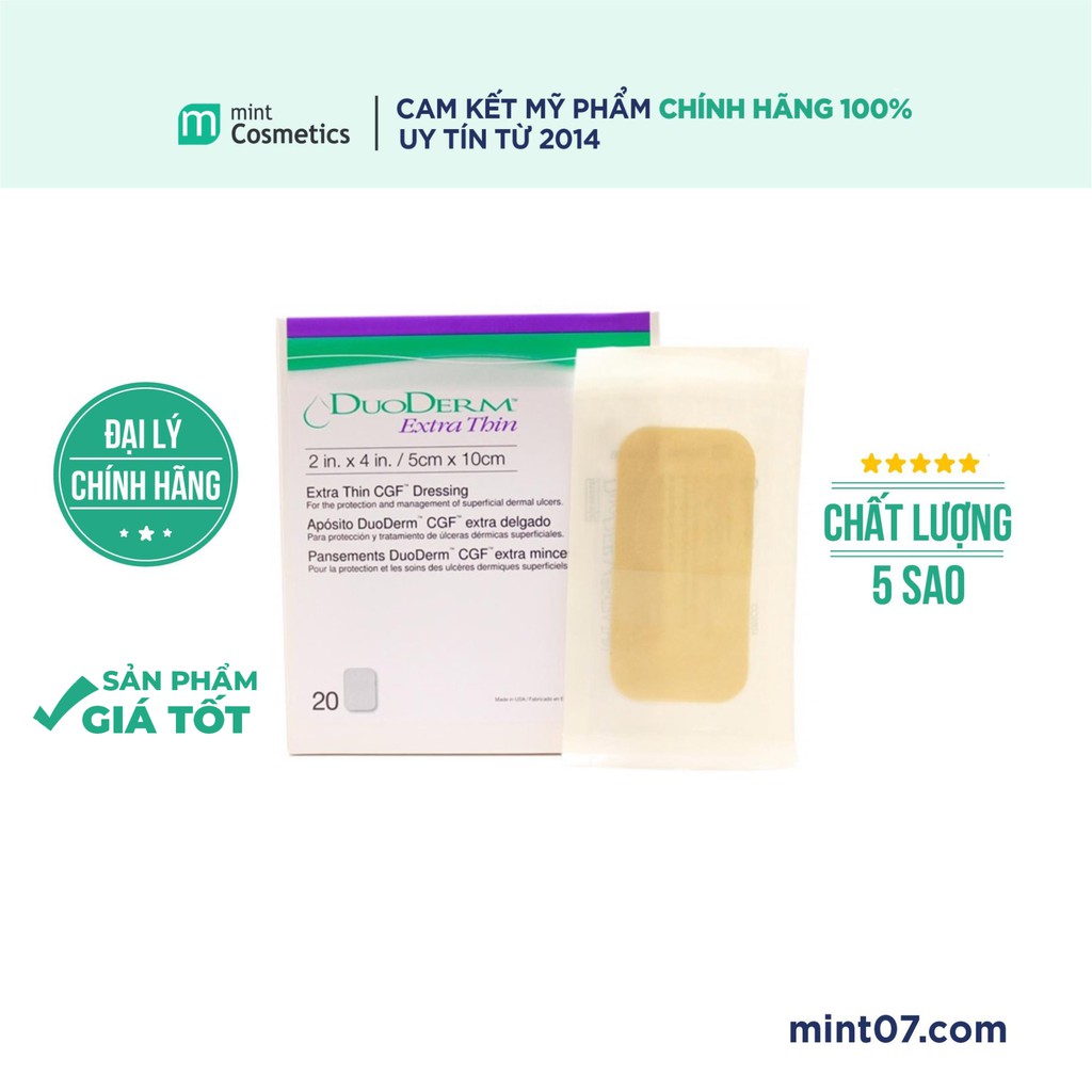 Miếng Dán Mụn Duoderm Extra Thin 5 X 10Cm