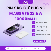 Sạc dự phòng Magsafe 22.5W Dung Lượng 10000mAh Sạc dự phòng Magsafe nhỏ gọn 22.5W 10000mAh Pin/ Sạc Dự Phòng Không Dây MagSafe 22.5W