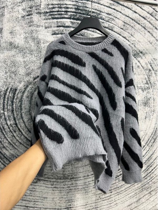 Áo Len Lông Cao Cấp Họa Tiết VẰN Luxury Nam Nữ Mặc Đều Đẹp - Áo Len Hổ Vằn Chất Liệu Đẹp Form Dáng T