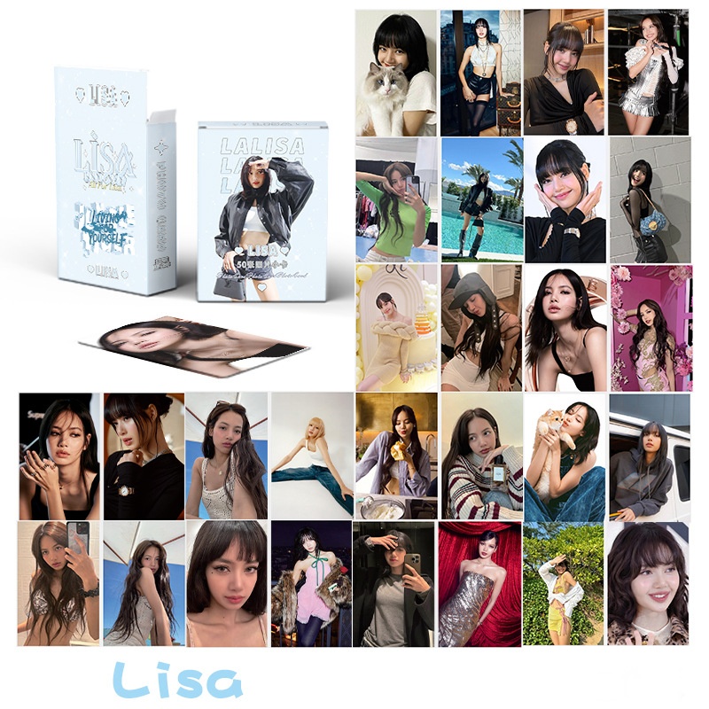 Set 55 lomo card LISA Blackpink sắc nét siêu đẹp 2024
