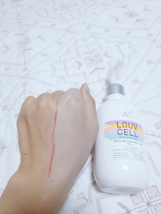 Sữa Dưỡng Thể Trắng Da LOUV Cell Crystal 250ml Trắng Da  Cấp Ẩm  Chống Nắng