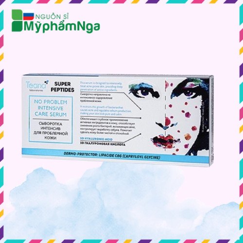 [HCM]Serum Teana Super Peptides NO PROBLEM INTENSIVE CARE SERUM loại bỏ m.ụn gom cồi se khít chân lông