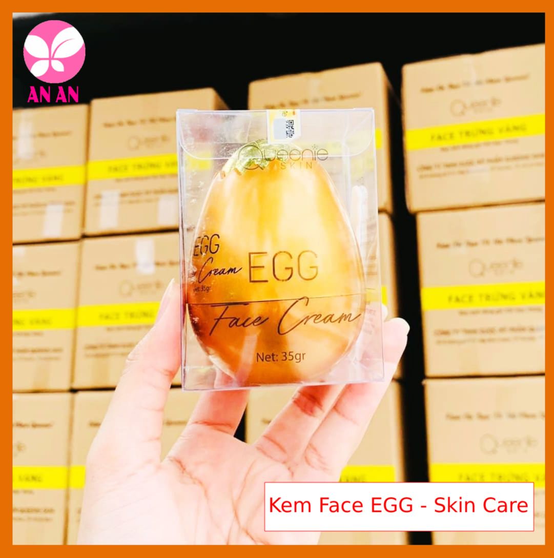 Kem Face Egg Skin Care Queenie Skin 35gr - Kem Face Trứng gà Mẫu mới 2022 Chính hãng