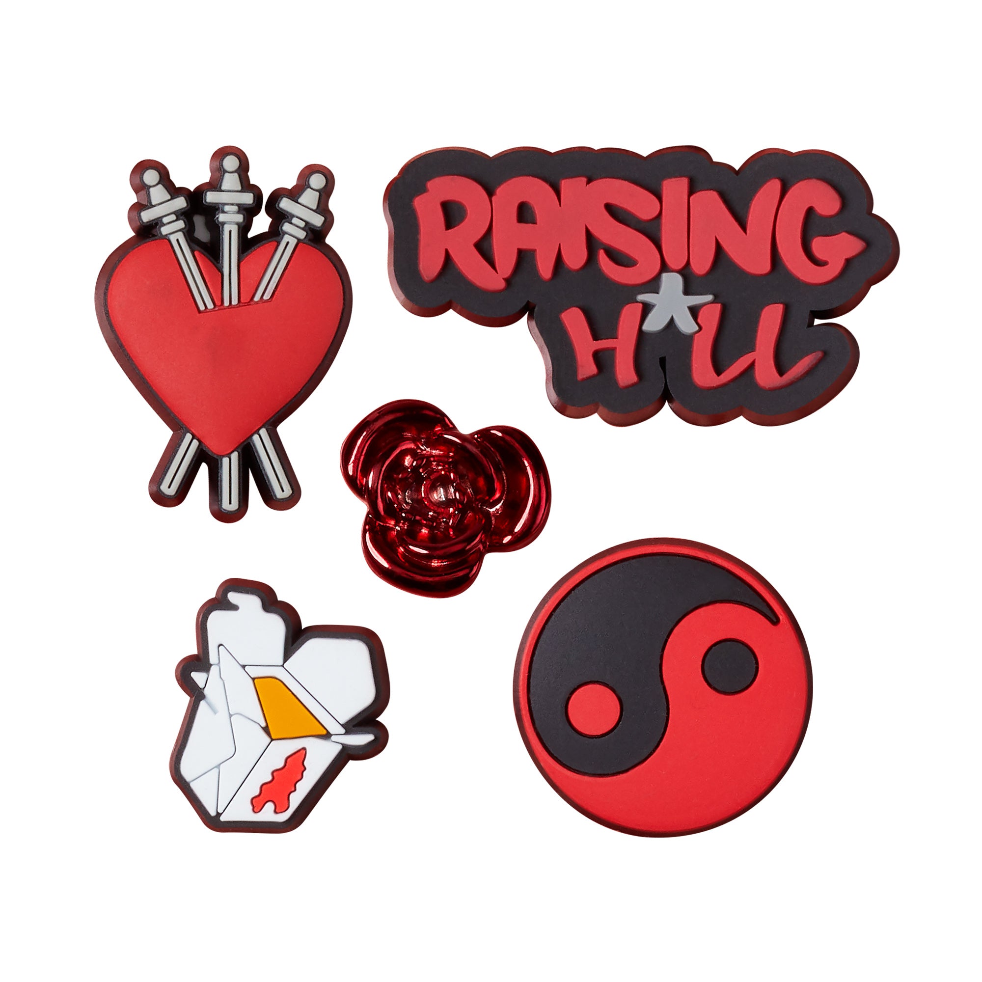 Phụ kiện Crocs Jibbitz™ Charm Chủ đề Heart breaker Sandal Backer