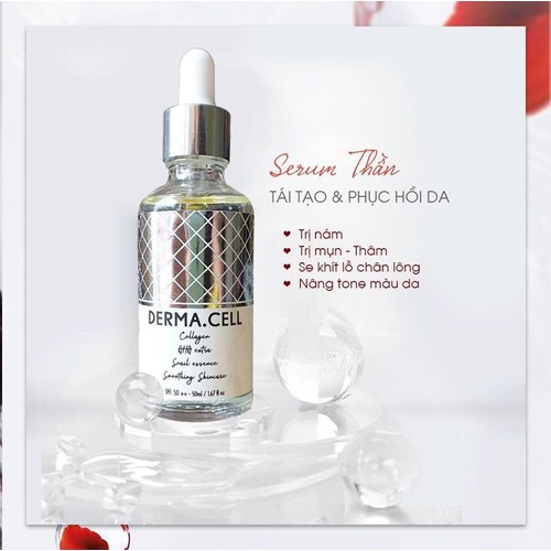 [Hcm]Serum Tế Bào Gốc Derma Cell Trắng Da Tri Nám Serum Tế Bào Gốc Derma Cell Serum Dưỡng Trăng Da Derma Cell