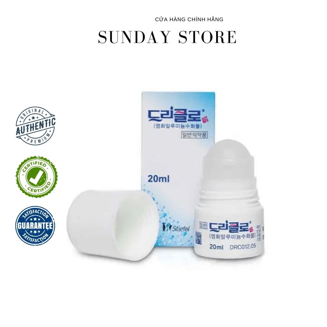 Lăn Khử Mùi DRICLOR – Lăn Nách Hàn Quốc