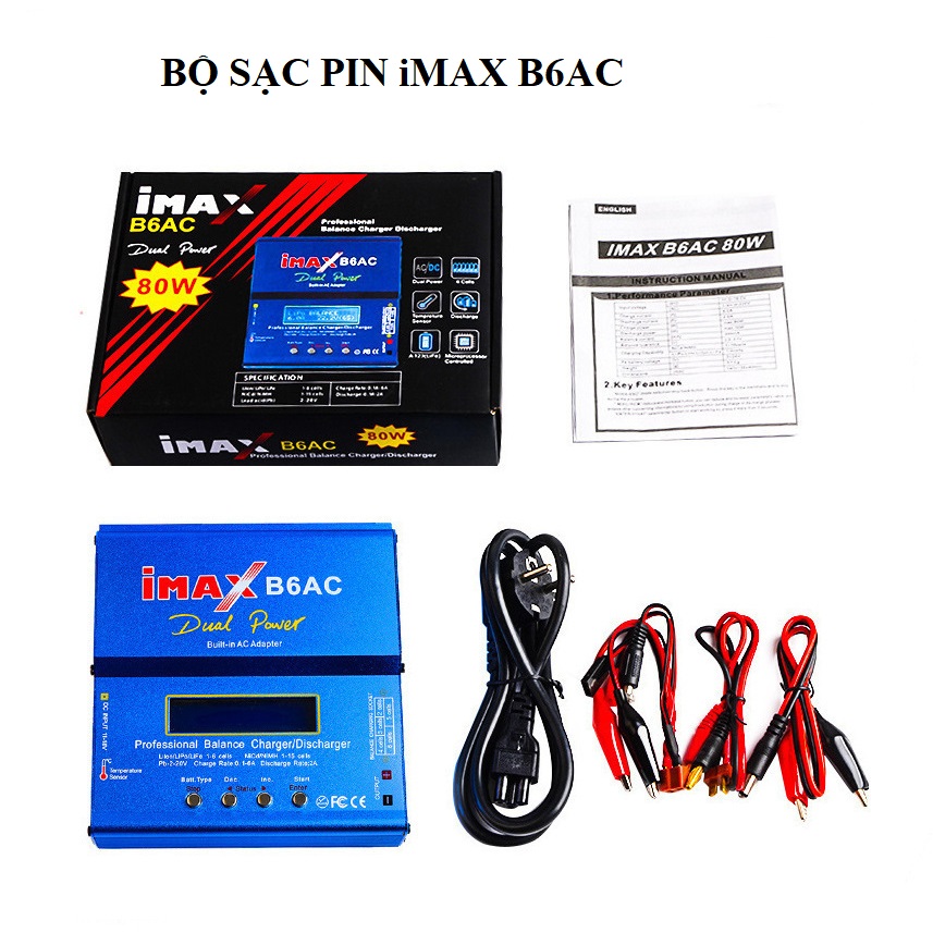 Bộ sạc pin iMax B6AC