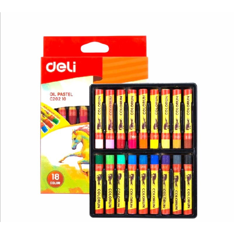 Sáp Dầu Deli 12/18/24 Màu/Mã Ec20200/Ec20210