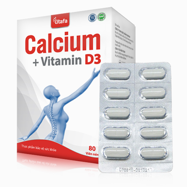 [Hcm]Viên Uống Calcium + Vitamin D3 - Ctcp Titafa Việt Nam