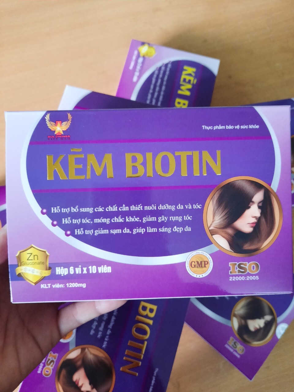 Kẽm Biotin Ngăn Rụng Tóc Kích Mọc Tóc