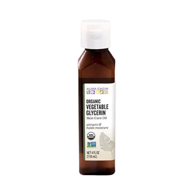 [Mẫu Mới] Glycerin Thực Vật Organic Aura Cacia 120Ml