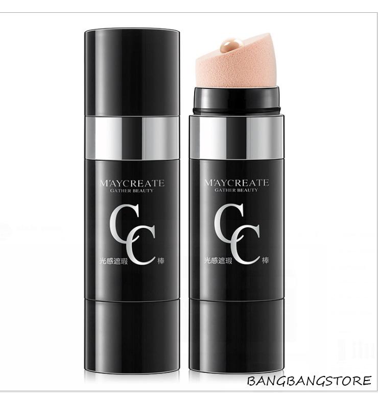 [Hcm]Kem Nền Concealer Light Cushion Cc Stick Maycreate Gather Beauty Dạng Thỏi Wc031