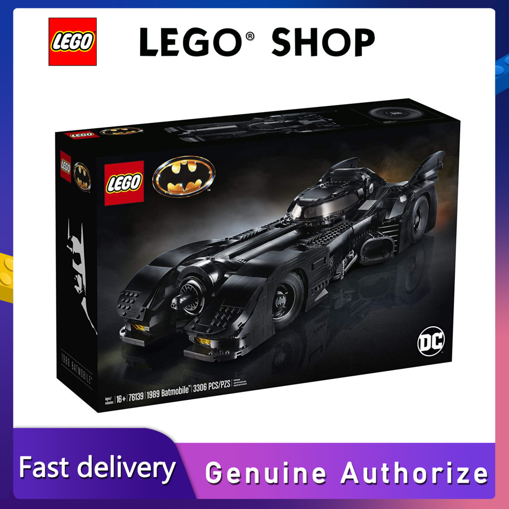 【Hàng chính hãng】 Lego Xe đồ chơi DC Superheroes 1989 Batmobile 76139 (3306 cái) đảm bảo chính hãng Từ Đan Mạch