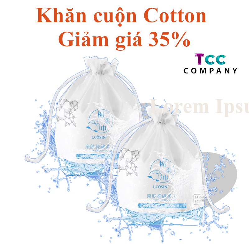 [Hcm]2 Cuộn Giấy Lau Mặt Spa Hoặc Phun Xăm Trang Điểm Tiệt Trùng