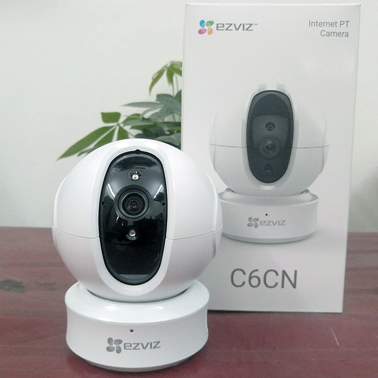 [LAZMALL] Camera IP WIFI EZVIZ C6CN 2K Độ Phân Giải 4MP  Đàm Thoại 2 Chiều Phát Hiện Con Người  Xoay