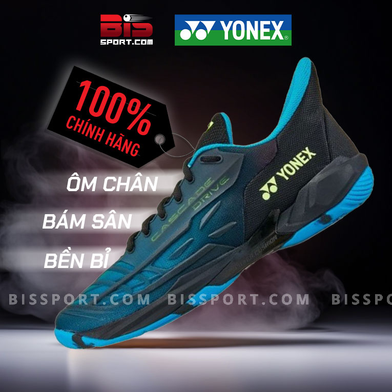 Giày Cầu Lông Yonex Cascade Drive Xanh Chính Hãng - Cực Đẹp Bám Sân Bền Chắc Chống Sốc Linh Hoạt Bao
