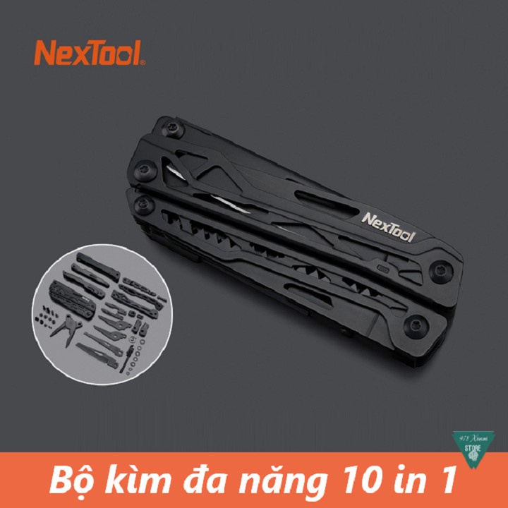 Bộ dụng cụ đa năng 10 trong 1 Xi aomi Nextool KT5024 - Bộ kìm đa năng Xi aomi Nextool KT5024