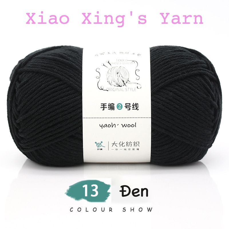 Len yaoh trơn yaoh wool sợi to 3mm chuyên đan móc khăn mũ áo len cuộn sợi thực vật an toàn cuộn 100gr | Xiaoxingyarn
