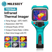 Mileseey Máy ảnh nhiệt hồng ngoại camera kép cầm tay LED TR120 cho ban đêm Tự động theo dõi các điểm nóng và lạnh với độ chính xác cao và độ nét cao Máy dò nhiệt độ sàn công nghiệp Đo lường (sạc 5000mAh Type-C)