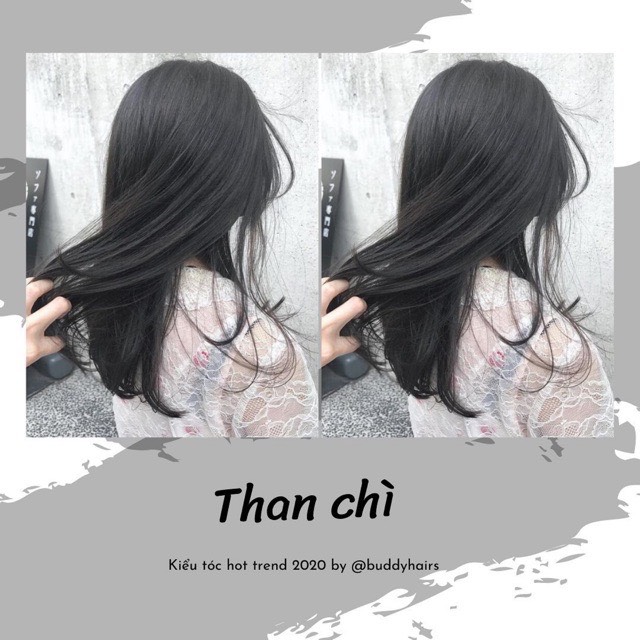 Tự Nhuộm Màu Đen Than Chì Tại Nhà Hàng Nội Địa Việt Nam Không Gây Hư Tổn Cho Tóc (Trọn Bộ Tặng Gang Tay Trợ Nhuộm)