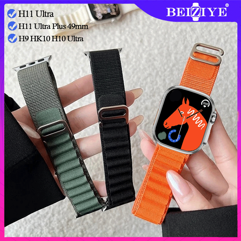 Dây đeo Đồng Hồ Thông Minh H11 Ultra 49mm Seri 8 H11 Ultra Plus Alpine Loop band H9 HK10 H10 Ultra S