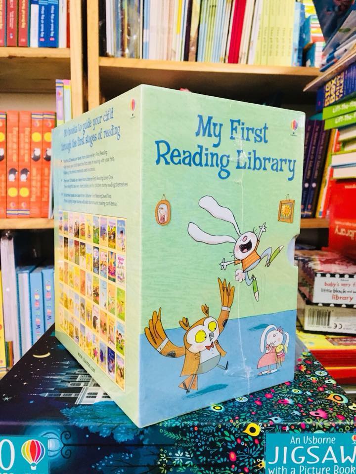 Bản nhập 50q - Usborne My First Reading Library - Usborne xanh - Tặng file nghe Mp3
