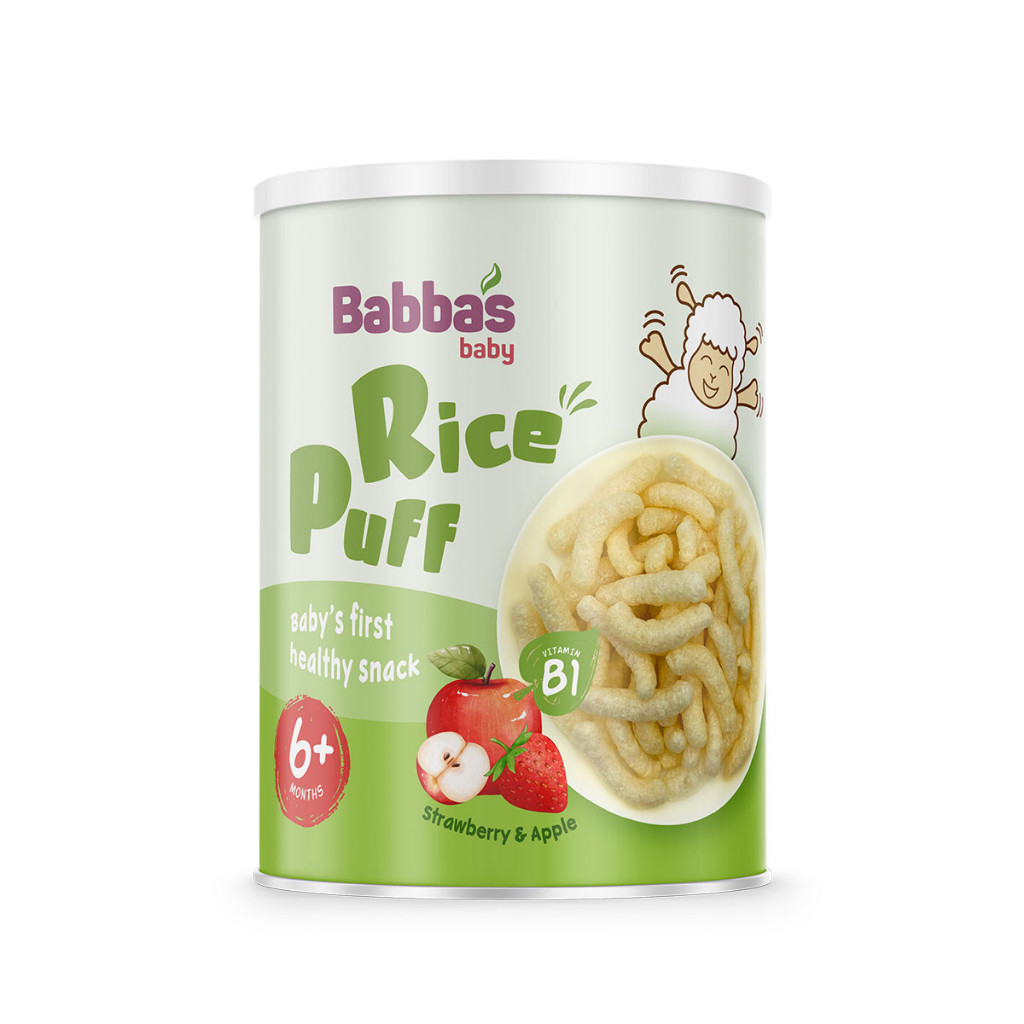 Bánh Gạo Ăn Dặm Babbas Baby Cho Bé Dễ Tan Hương Vị Thơm Ngon Đa Dạng (Trên 6 tháng) - Bibomart