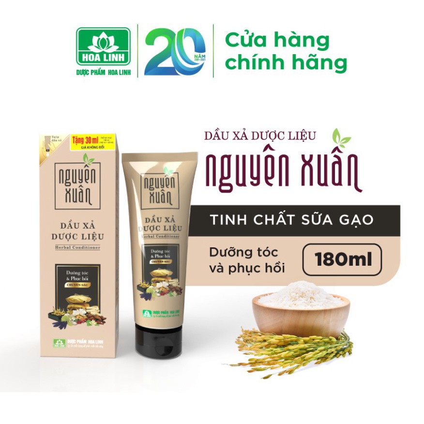 [HCM]✔️SALE KHỦNG✔️ Dầu xả .d.ư.ợ.c. liệu Nguyên Xuân 150ml (Khuyến mại thêm 30ml giá không đổi) chai 180ml