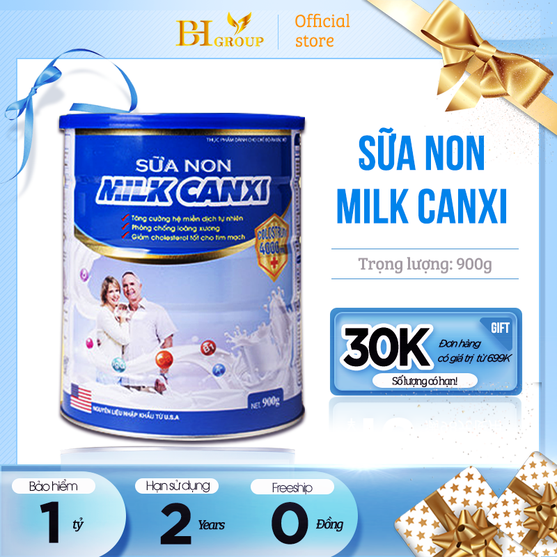 Sữa Non Milk Canxi Hộp 900g -  Món Quà Dinh Dưỡng Diệu Kỳ Giúp Cơ Thể Khỏe Mạnh Đề Kháng Tốt Chống L