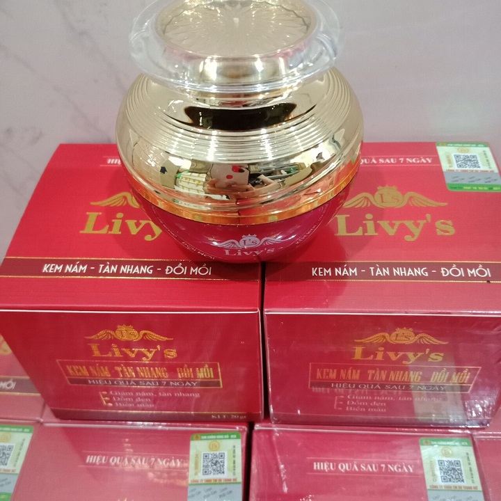 [HCM]Kem Face Livys Thái Lan ĐỎ NÁM TÀN NHANG ĐỒI MỒI CHÍNH HÃNG