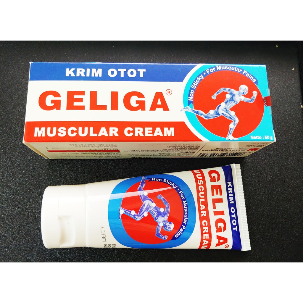 Kem Xoa Bóp Geliga Indonesia 60Gram (Cù Là Lửa Dạng Kem)