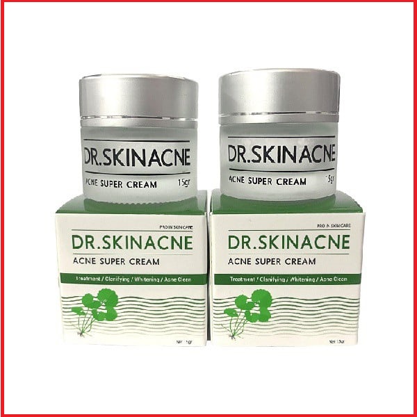 [Hcm]Free Ship 1 Hũ Kem Trị Mụn Dr.skin Acne - 15G