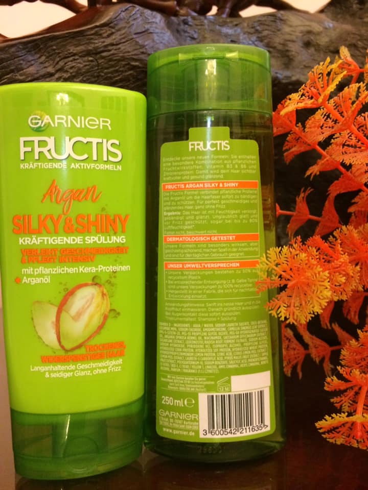 Dầu Gội Garnier Fructis Argan Silky & Shiny