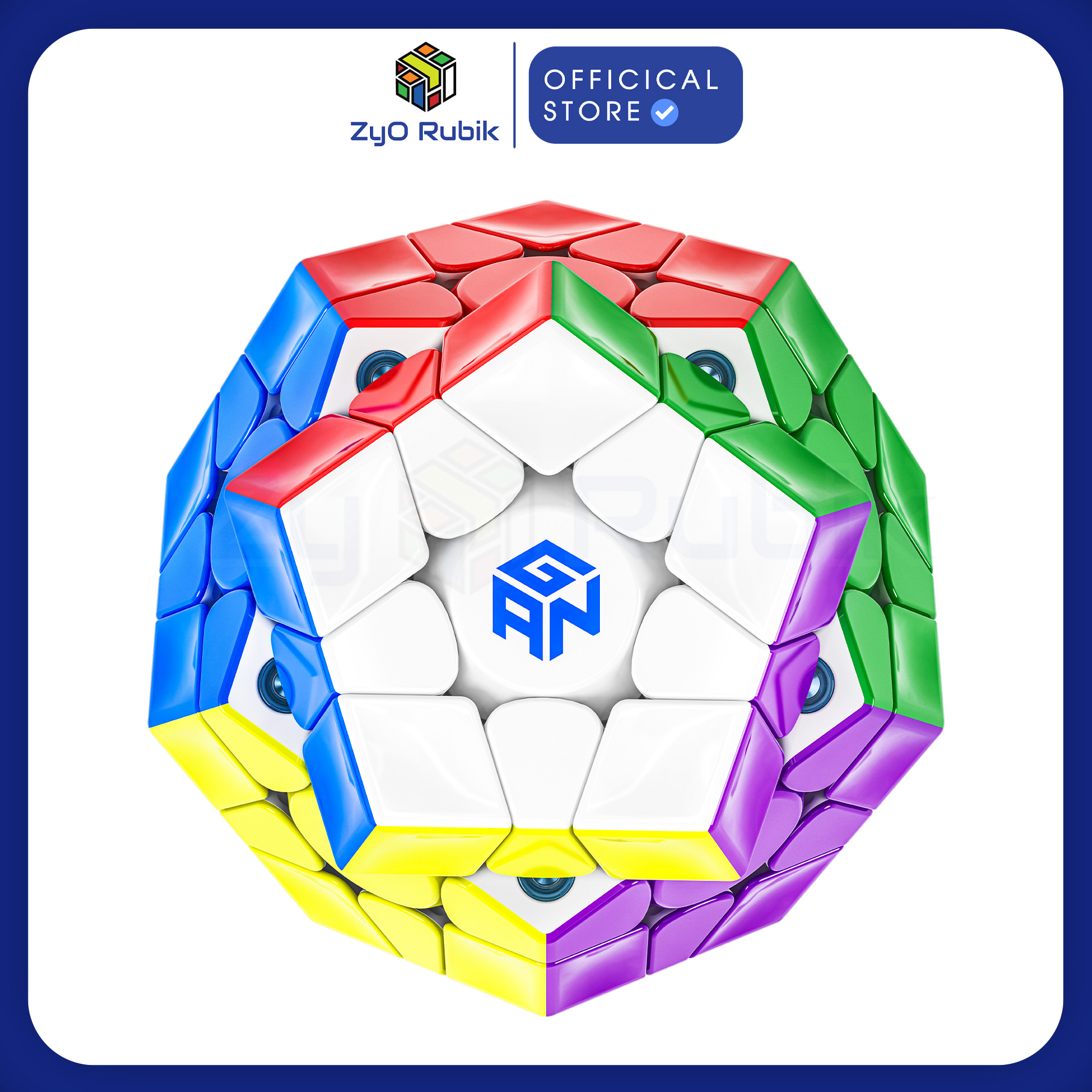 Rubik Gan Megaminx 2024 4 Phiên Bản Maglev UV - Gan Megaminx Maglev UV - Rubik Biến Thể Gan Megaminx - Đồ Chơi Phát Triển Trí Tuệ - Zyo Rubik