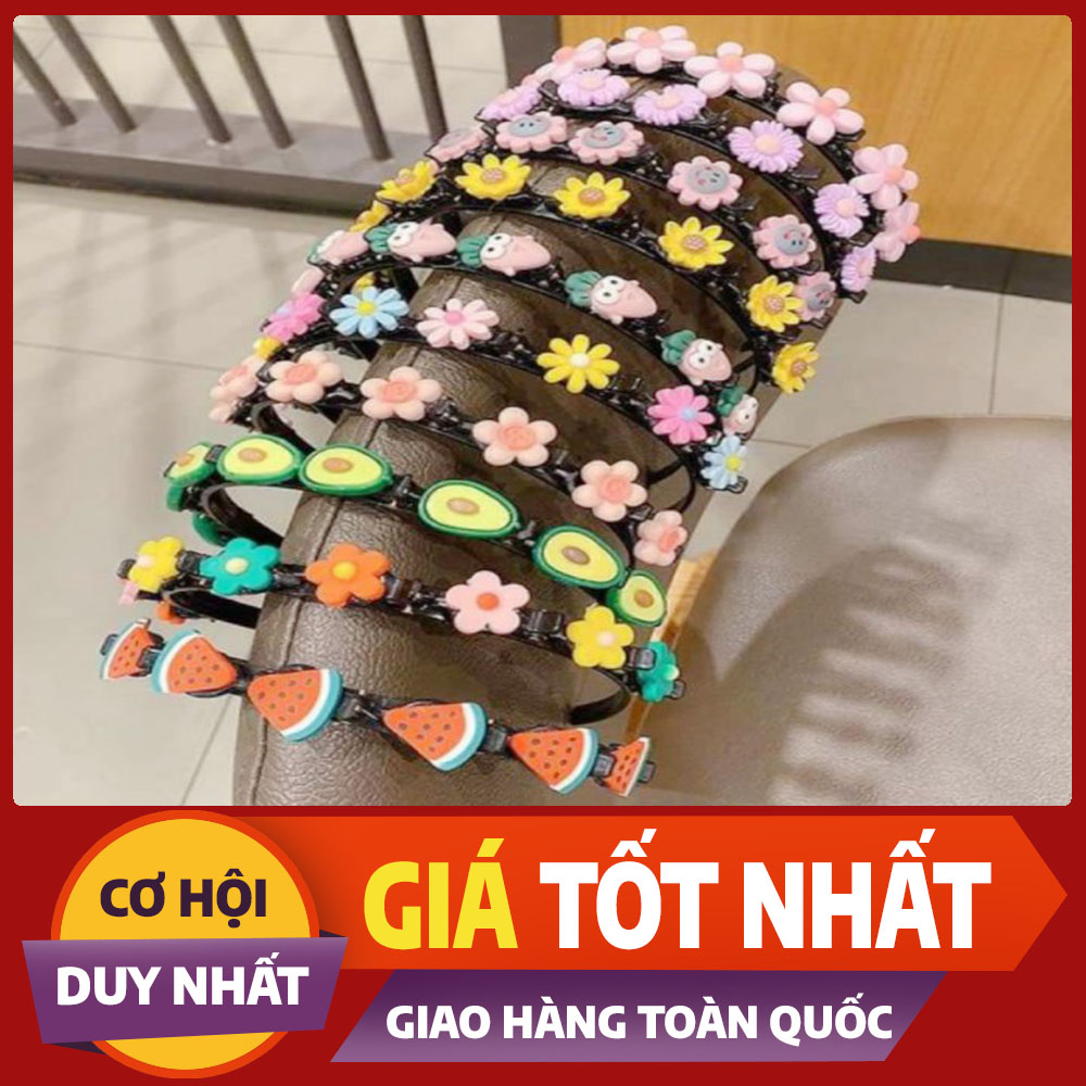 Bờm tóc có kẹp nhỏ tạo kiểu tóc Hình Trái Cây Siêu Cute Cho Bé -Cài tóc Nhiều Lớp Phong Cách Hàn Quốc Cho Nữ- Xước Kẹp Tóc Gọn Gàng Xinh Xắn