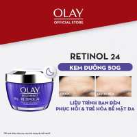 Kem Dưỡng Ban Đêm OLAY RETINOL24 Giúp Giữ Nét Tươi Trẻ Cho Da & Mờ Nếp Nhăn Hũ 50G