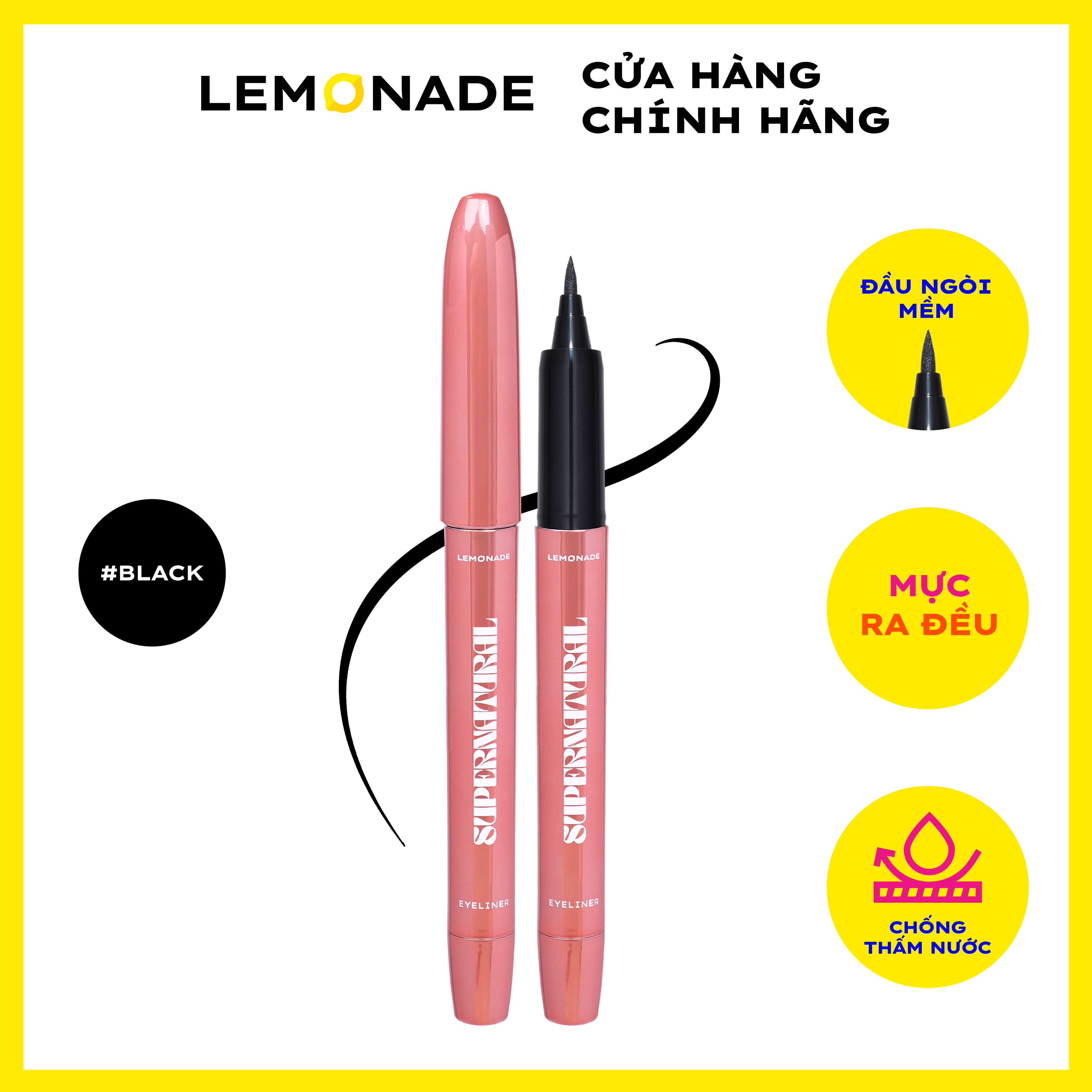 [QUÀ TẶNG] Bút kẻ mắt Lemonade SuperNatural Eyeliner 1g