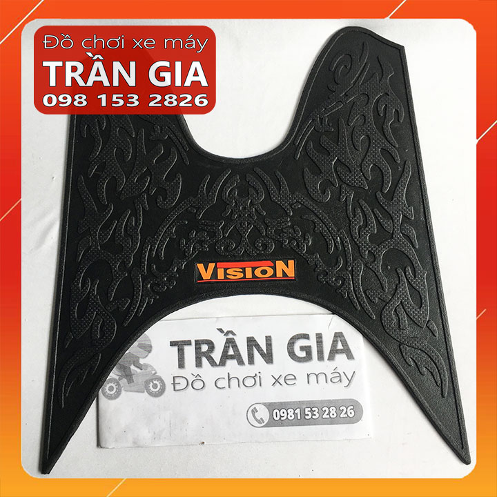 [FreeshipMAX] Thảm lót để chân xe vision cao su 2011-2012-2013 tấm trải sàn gác chân vision đời đầu