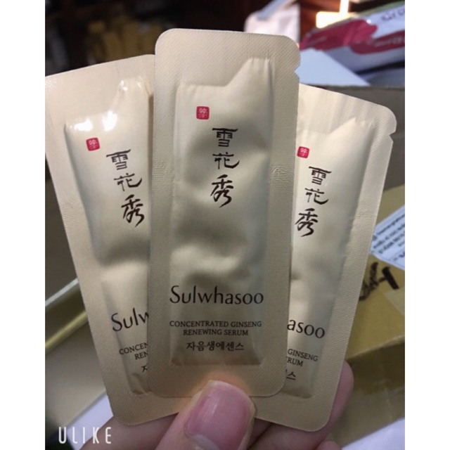 [Hcm]Combo 10 Gói Sample Sulwhasoo Ginseng Serum Chất Lượng Sản Phẩm Đảm Bảo An Toàn Đến Sức Khỏe Người Dùng Và Cam Kết Hàng Đúng Mô Tả