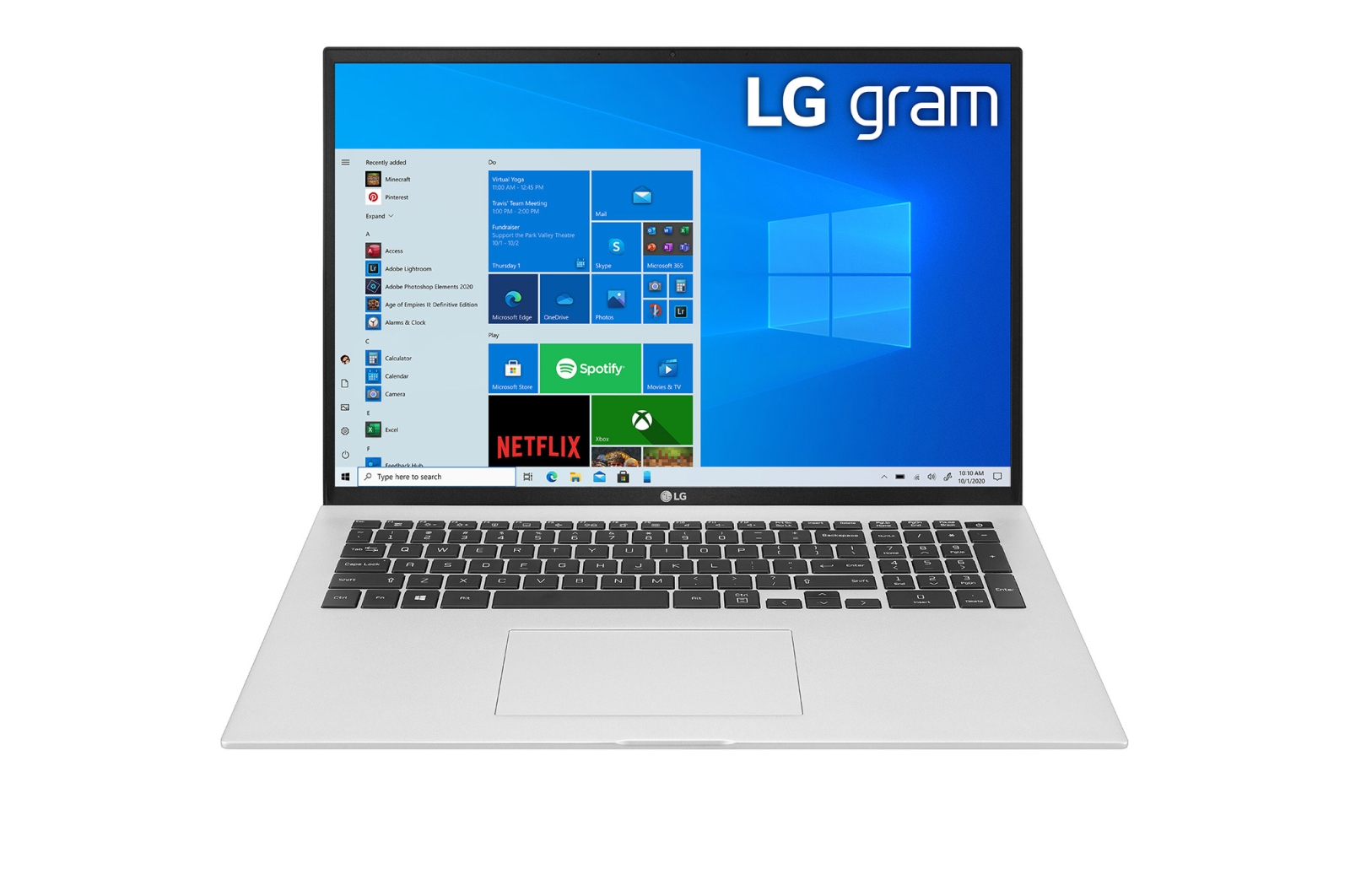 Laptop LG gram 17 Windows 10 Home Intel® Core™ i7 Gen11 16GB 512GB 16:10 17Z90P-G.AH76A5 (có quà tặn