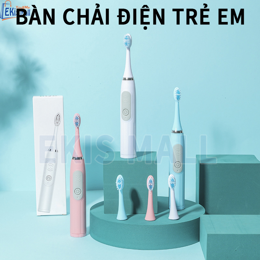 Bàn Chải Đánh Răng Điện Trẻ Em Bàn Chải Răng Điện Tự Động Cho Bé Máy Đánh Răng Thông Minh Cây Chải Răng Điện Tử Máy Đánh Răng Rung Sóng Âm Hàng Nội Địa Dùng Pin Làm Sạch Răng Bảo Vệ Nướu Vệ Sinh Răng Miệng Cho Bé