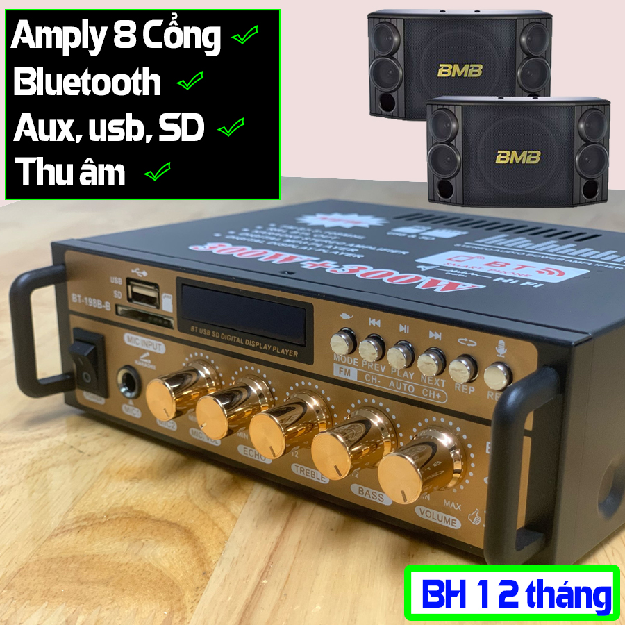 [HCM]Amply karaoke Nanomax PA-1207A
