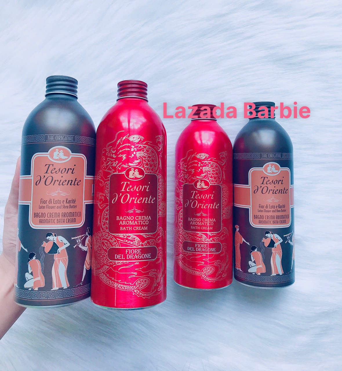 [Chính Hãng] Sữa Tắm Tesori D’Oriente Nước Hoa Cao Cấp Italia 500ml Nâu Hoa Sen Đỏ Thanh Long Dưỡng Trắng Da