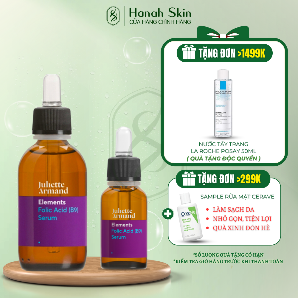 Serum phục hồi làm dịu tăng miễn dịch da Juliette Armand Folic Acid B9 – HANAH SKIN.