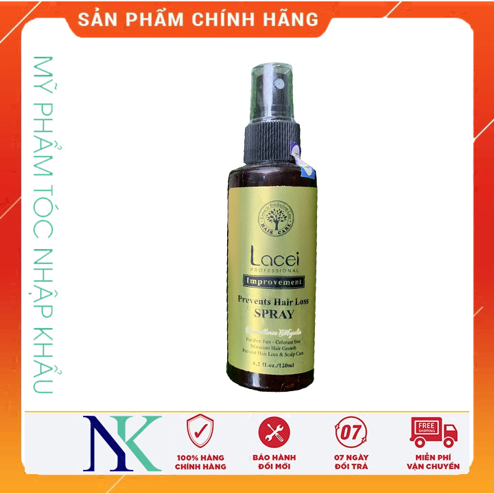 Xịt Dưỡng Lacei Chống Rụng & Kích Thích Mọc Tóc Prevents Hair Loss 120Ml